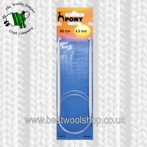 4.5mm PONY CIRCULAR TUNISIAN CROCHET HOOK LENGTH 80cm