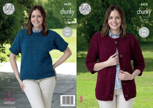 Knitting Patterns Chest Size CHUNKY LADIES KNITTING PATTERNS