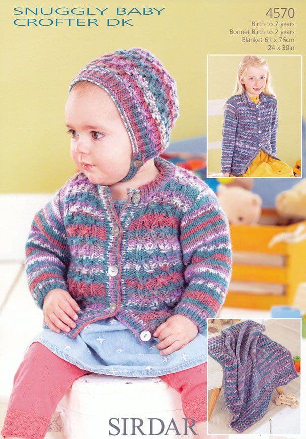Sirdar Baby Crofter Crochet 4570 SIRDAR SNUGGLY BABY CROFTER DK