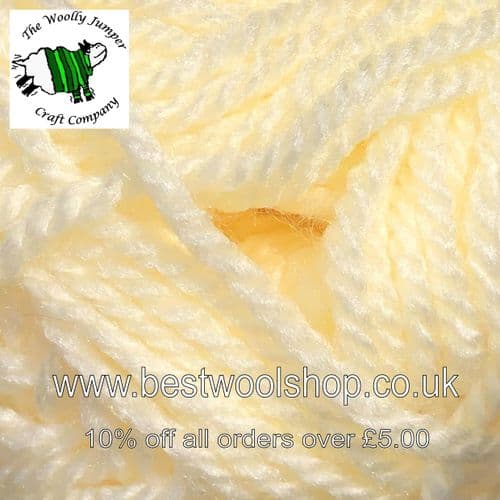 4607 CREAM - KING COLE PREMIER VALUE CHUNKY KNITTING YARN