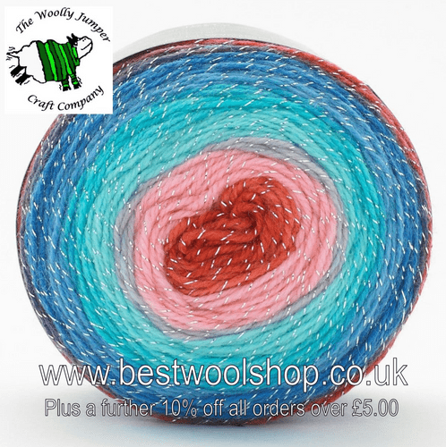 501 SIRDAR COLOURWHEEL DAZZLE DK KNITTING YARN 150G & SCARF PATTERN