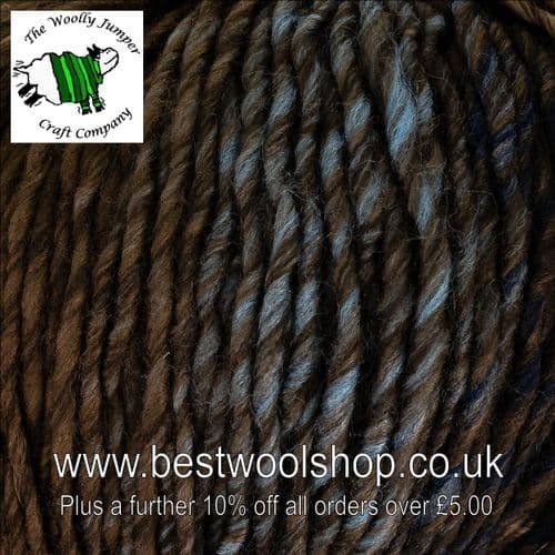 5256 CHESTNUT - KING COLE AUTUMN CHUNKY KNITTING YARN 100G