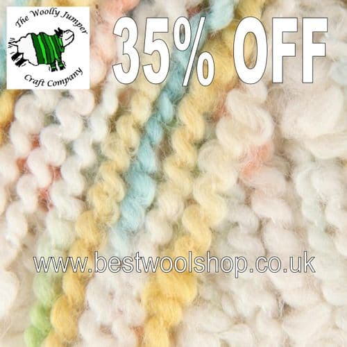 54 HONEY CREAM - KING COLE POPSICLE ARAN 84% COTTON KNITTING YARN 35% OFF