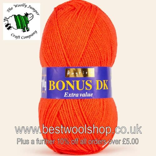 554 TOMATO - HAYFIELD BONUS DK KNITTING & CROCHET YARN