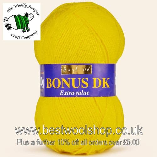 555 SUNSHINE - HAYFIELD BONUS DK KNITTING & CROCHET YARN
