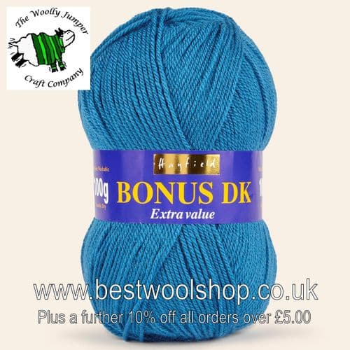 558 ROYAL TEAL - HAYFIELD BONUS DK KNITTING & CROCHET YARN