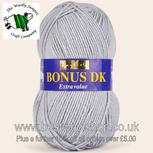 559 PLATINUM - HAYFIELD BONUS DK KNITTING & CROCHET YARN