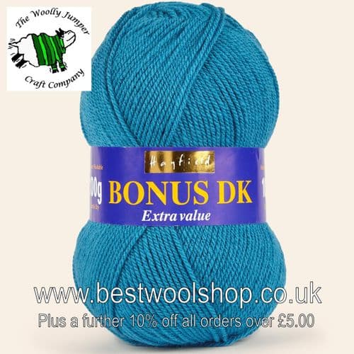 560 PEACOCK - HAYFIELD BONUS DK KNITTING & CROCHET YARN