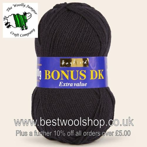 562 MIDNIGHT - HAYFIELD BONUS DK KNITTING & CROCHET YARN