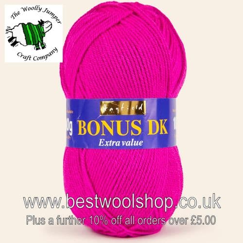 564 MAGENTA - HAYFIELD BONUS DK KNITTING & CROCHET YARN