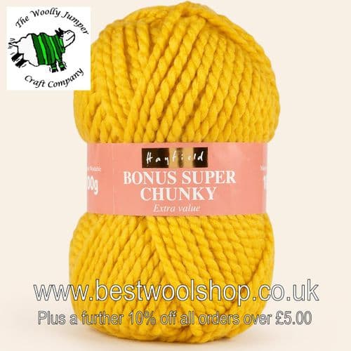 569 GILT - HAYFIELD BONUS SUPER CHUNKY KNITTING YARN 100G
