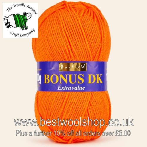 570 FLAME - HAYFIELD BONUS DK KNITTING & CROCHET YARN
