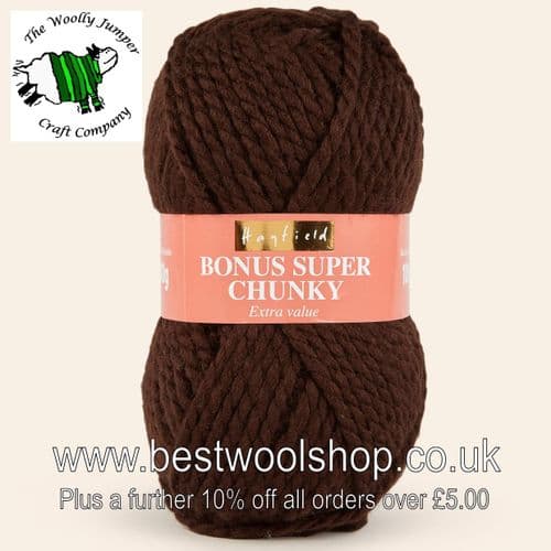 575 COCOA - HAYFIELD BONUS SUPER CHUNKY KNITTING YARN 100G