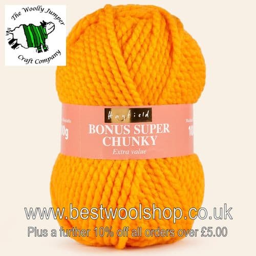 577 CANTALOUPE - HAYFIELD BONUS SUPER CHUNKY KNITTING YARN 100G