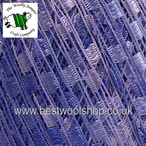 58007 ICE YARNS 'MINI LADDER' TRELLIS SCARF & NECKLACE KNITTING YARN - LILAC VIOLET MIX