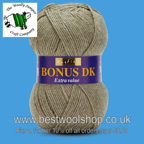590 STONE MARL - HAYFIELD BONUS DK KNITTING & CROCHET YARN