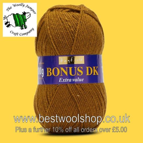 596 BRONZE - HAYFIELD BONUS DK KNITTING & CROCHET YARN