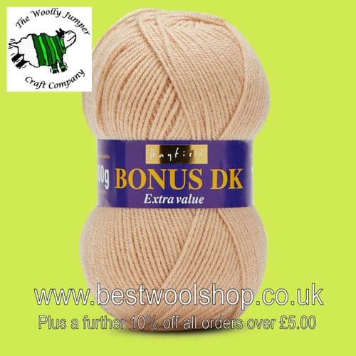 598 CHAMPAGNE - HAYFIELD BONUS DK KNITTING & CROCHET YARN