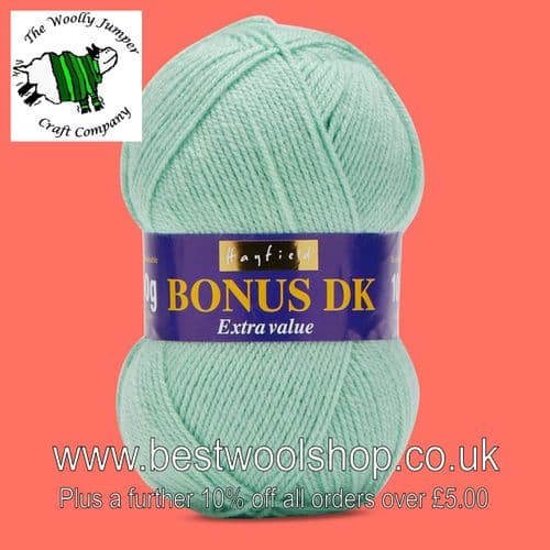 604 GENTLE JADE - HAYFIELD BONUS DK KNITTING & CROCHET YARN
