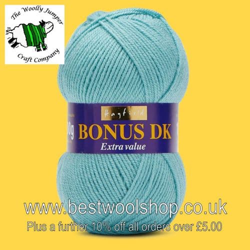 607 LAGOON BLUE - HAYFIELD BONUS DK KNITTING & CROCHET YARN