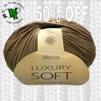 656 WALNUT - SIRDAR LUXURY SOFT COTTON 4 PLY KNITTING & CROCHET YARN 50% OFF