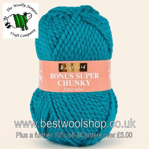 668 RAINFOREST - HAYFIELD BONUS SUPER CHUNKY KNITTING YARN 100G