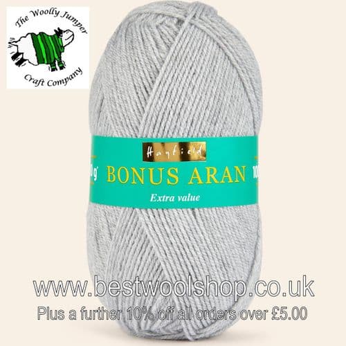 Gomitolo Lana Hayfield Bonus Aran 400g - Forge (051) - Miscela 20% Lana Per Maglieria