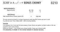 8210 PDF HAYFIELD BONUS CHUNKY SCARF KNITTING  PATTERN
