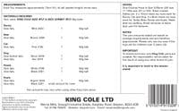 9088 KING COLE GIZA COTTON 4 PLY ANIMAL TOY CROCHET PATTERN