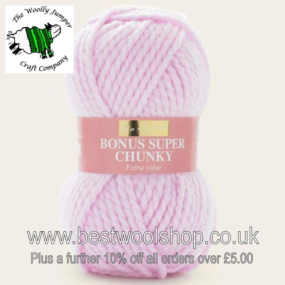 Hayfield Bonus Super Chunky 0819 Bright Lemon 100g: Gomitolo Lana Acrilica Super Grossa, Colore Giallo Brillante, Per Maglia E Uncinetto