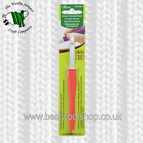 9mm CLOVER AMOUR ERGONOMIC CROCHET HOOK