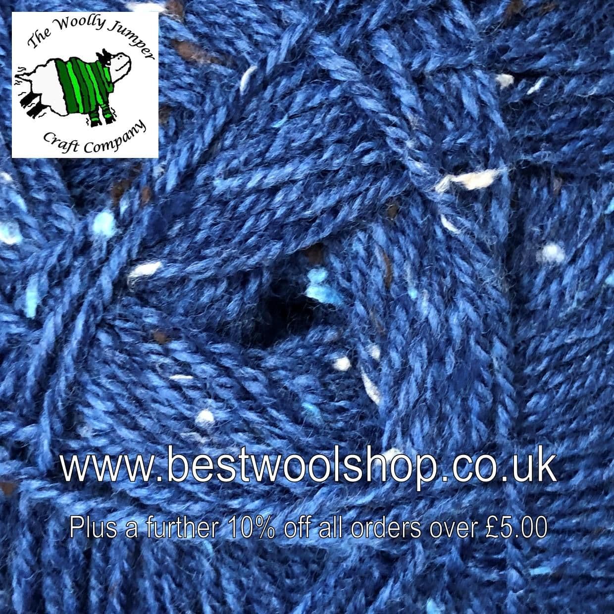 DAT31 JAMES C BRETT RUSTIC WITH WOOL ARAN KNITTING YARN 400G