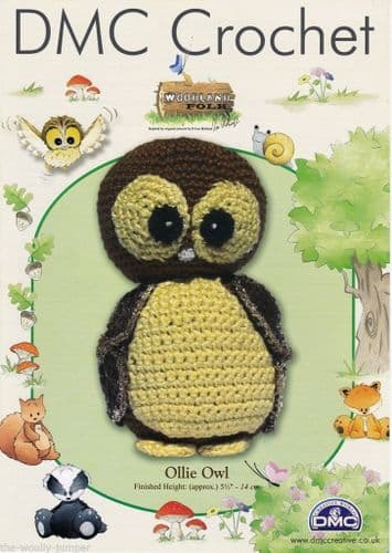 DMC 15003L/2 OLLIE OWL CROCHET PATTERN - FINISHED HEIGHT 14CM - 5.5 INCHES