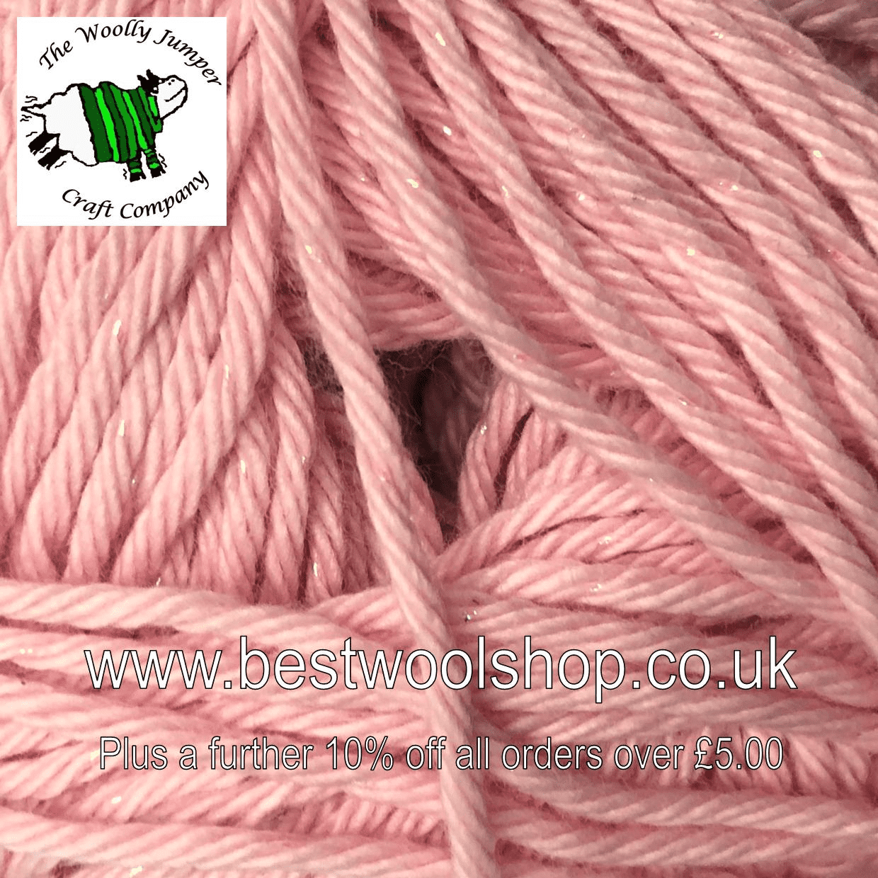 GS10 JAMES C BRETT GLISTEN DK COTTON SHIMMER KNITTING CROCHET