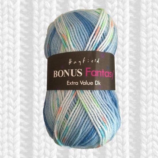 HAYFIELD BONUS FANTASY DK KNITTING YARN & PATTERNS