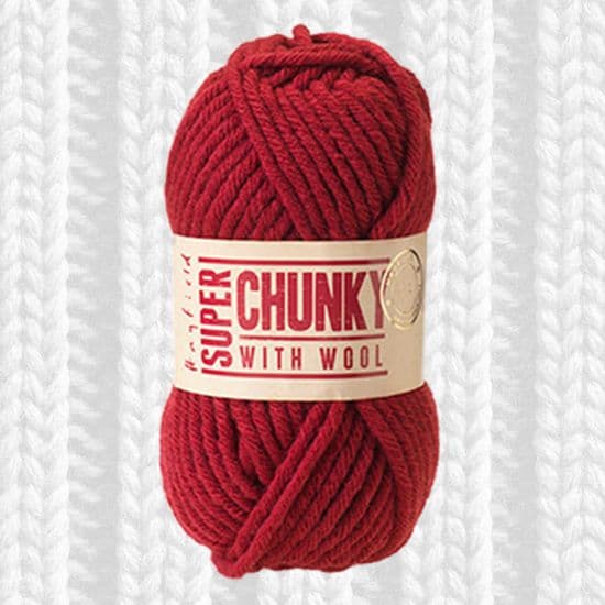 HAYFIELD SUPER CHUNKY WITH WOOL YARN & PATTERNS