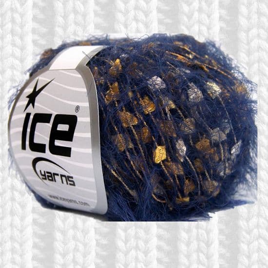 ICE YARNS 'EYELASH& LADDER MIX' SCARF - CROCHET