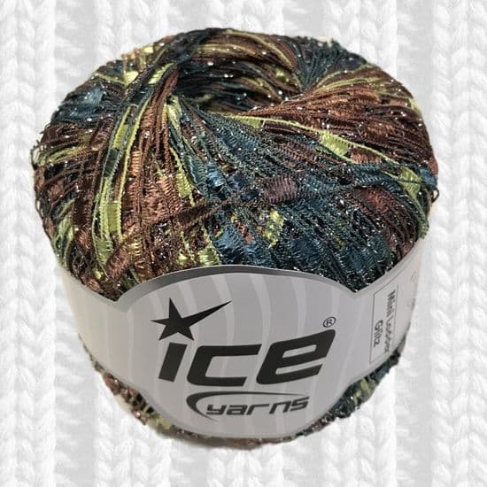 ICE YARNS 'MINI LADDER GLITZ' SCARF - CROCHET