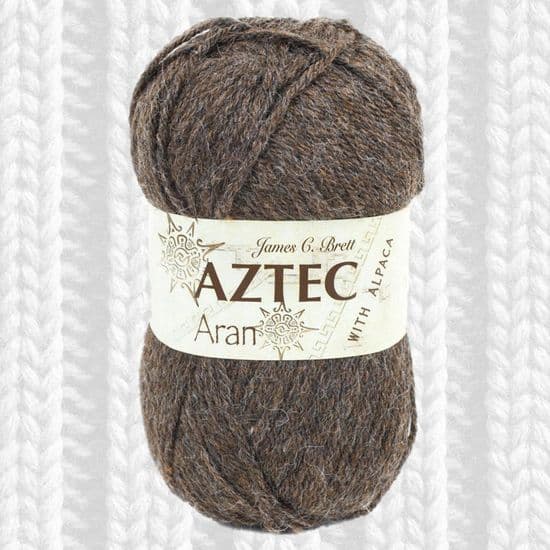 JAMES C BRETT AZTEC ARAN WITH ALPACA YARN & PATTERNS