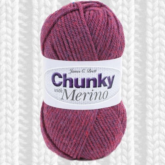 JAMES C BRETT CHUNKY WITH MERINO YARN & PATTERNS