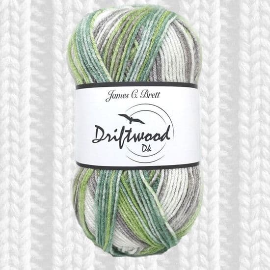 JAMES C BRETT DRIFTWOOD DK KNITTING YARN & PATTERNS