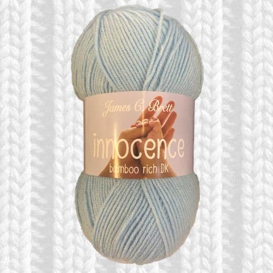 JAMES C BRETT INNOCENCE DK KNITTING YARN & PATTERNS