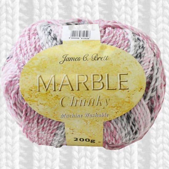 JAMES C BRETT MARBLE CHUNKY YARN & PATTERNS
