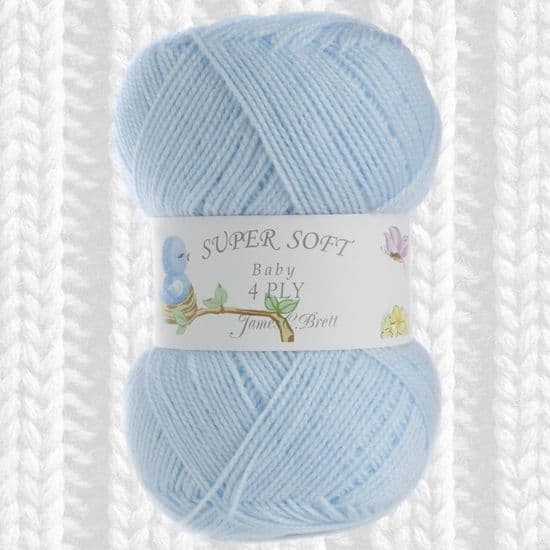 JAMES C BRETT SUPER SOFT BABY 4 PLY YARN & PATTERNS