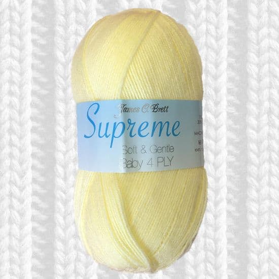 JAMES C BRETT SUPREME BABY 4 PLY YARN & PATTERNS