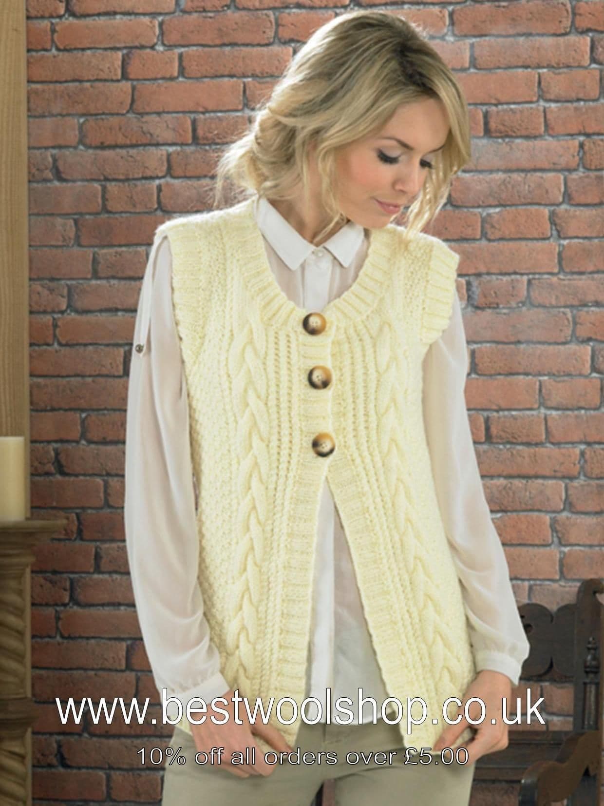 Knitted Sleeveless Cardigan Patterns Free String Emilia Sleeveless