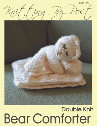 KBP-092 KNITTING BY POST BEAR COMFORTER KNITTING PATTERN