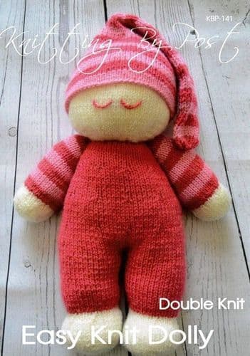 KBP-141 KNITTING BY POST EASY KNIT DOLLY KNITTING PATTERN