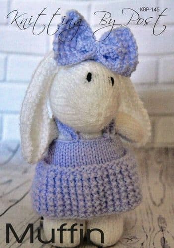KBP-145 KNITTING BY POST MUFFIN THE RABBIT KNITTING PATTERN