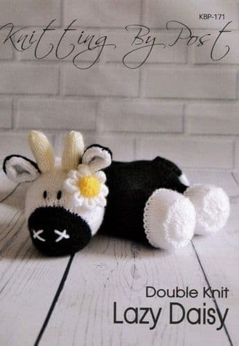 KBP-171 KNITTING BY POST LAZY DAZY COW KNITTING PATTERN